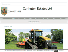 Tablet Screenshot of carington.co.uk